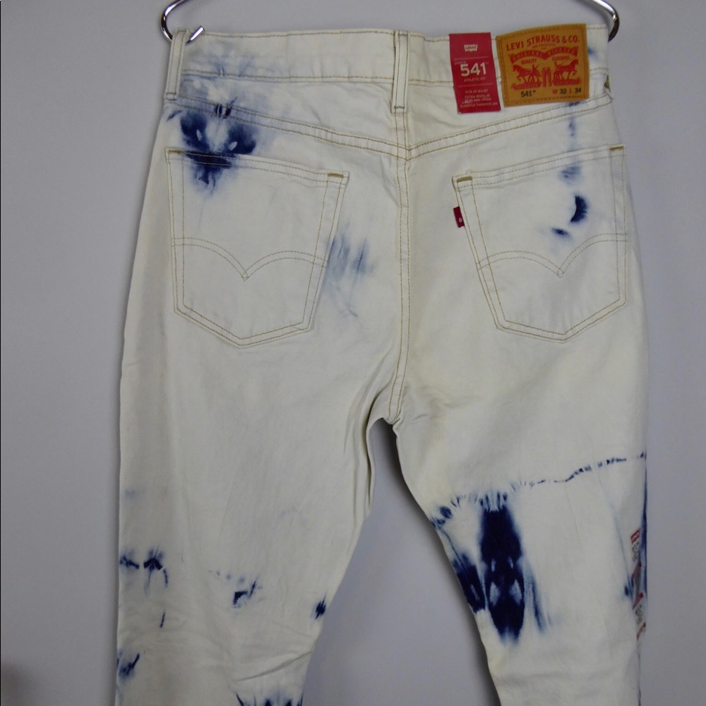 Levi’s Levi Strauss Tie Dye 541 Athletic Fit Jeans - Picture 8 of 8
